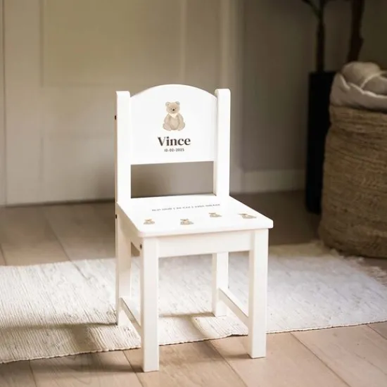 Kraamcadeau Geboortestoeltje met tekst