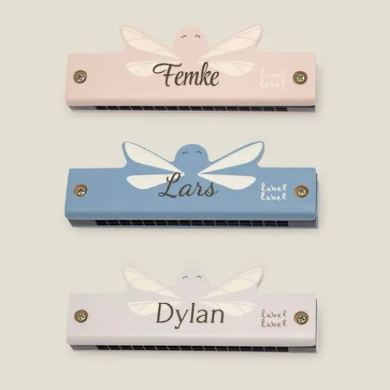 Kraamcadeau Harmonica - Label Label