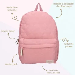 Kraamcadeau Kinderrugzak Quilted - Milky Kiss