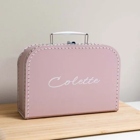 Kraamcadeau Koffer bedrukken - Roze